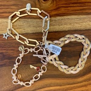 NWT Free People Triple Charm Ankle Set